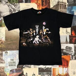 Vintage cats musical t shirt black